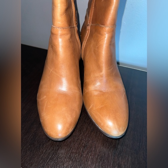 Ralph Lauren Cognac Leather Boots - Picture 4 of 8